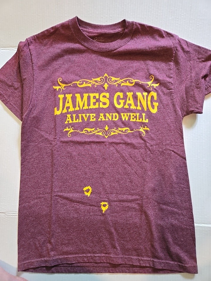 O Port & Co. – James Gang- Mens-Med Shirt-Vintage – » ALIVE AND WELL « 