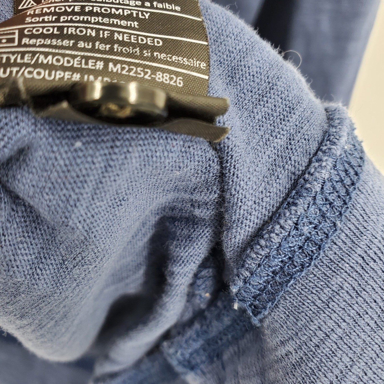 Vince Mens Blue Long Sleeve Cotton Slub Henley Shirt XL Casual Everyday