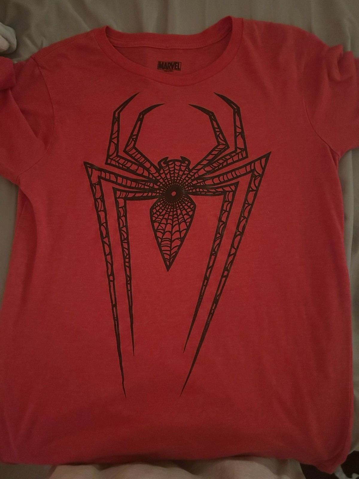 Marvel Spider-Man Boys Big Spider Logo Short Sleeve Graphic T-Shirt