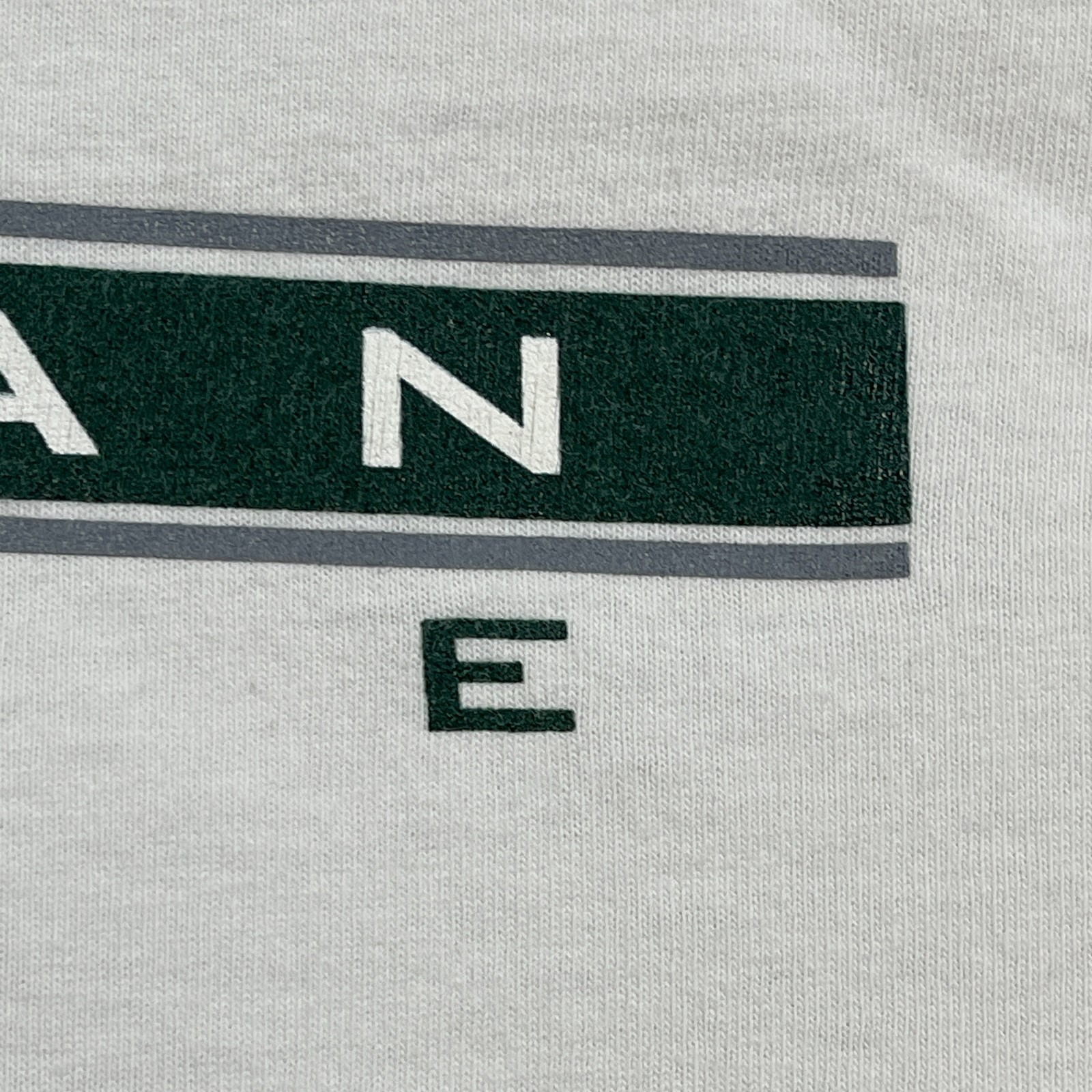 Vintage 90s Jansport Manhattan College Shirt Medium 20×27 White