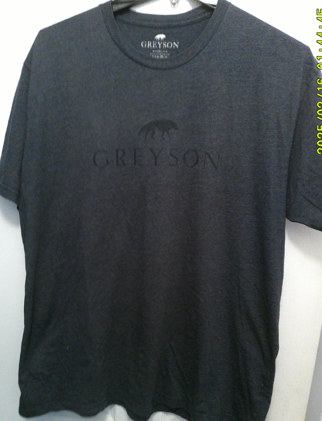 Gray GREYSON Classic Logo T Shirt XXL Poly/Cotton Blend