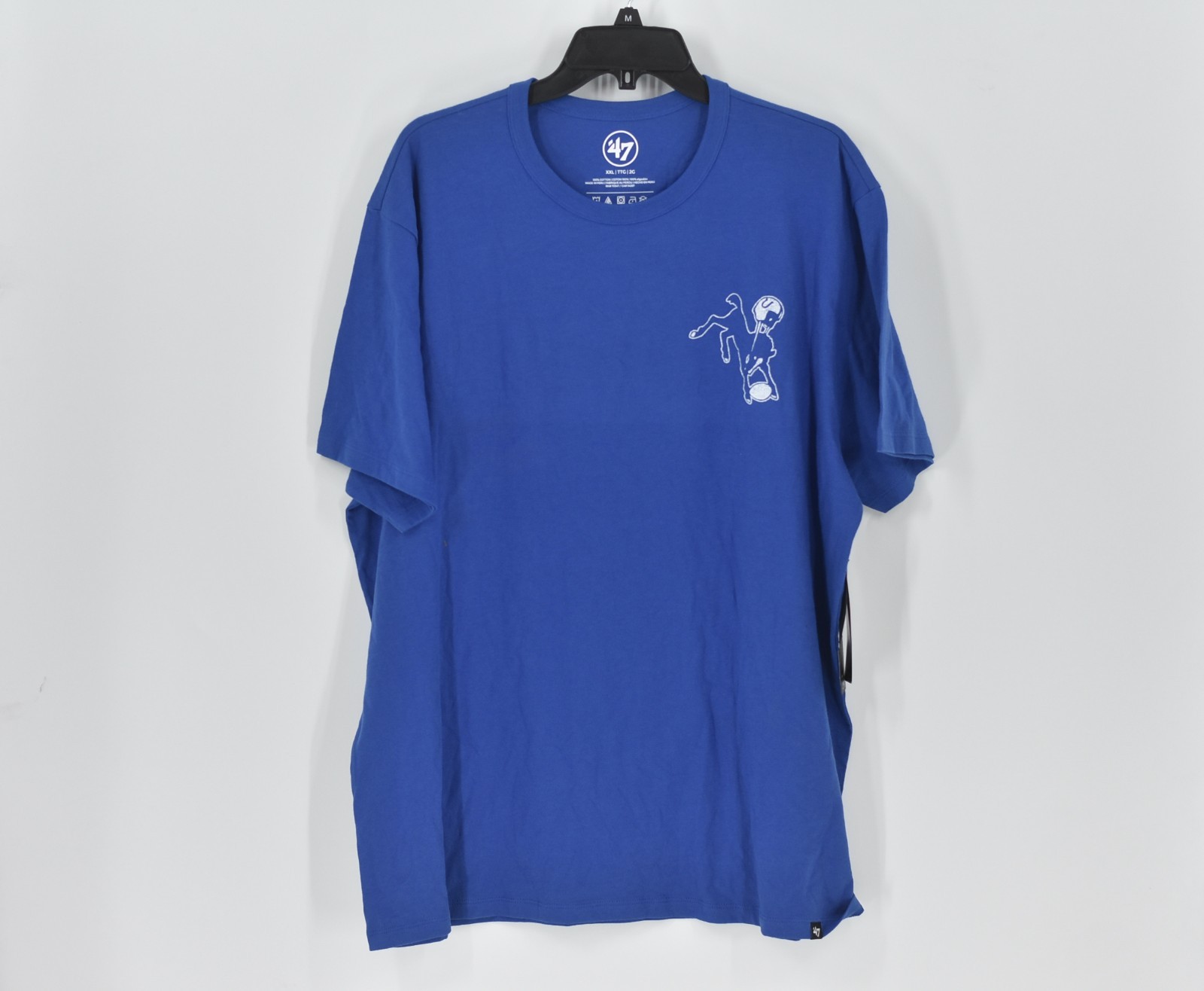 Men&rsquo;s &rsquo;47 Indianapolis Colts Historic Grit T-Shirt In Jetty Blue Size XXL