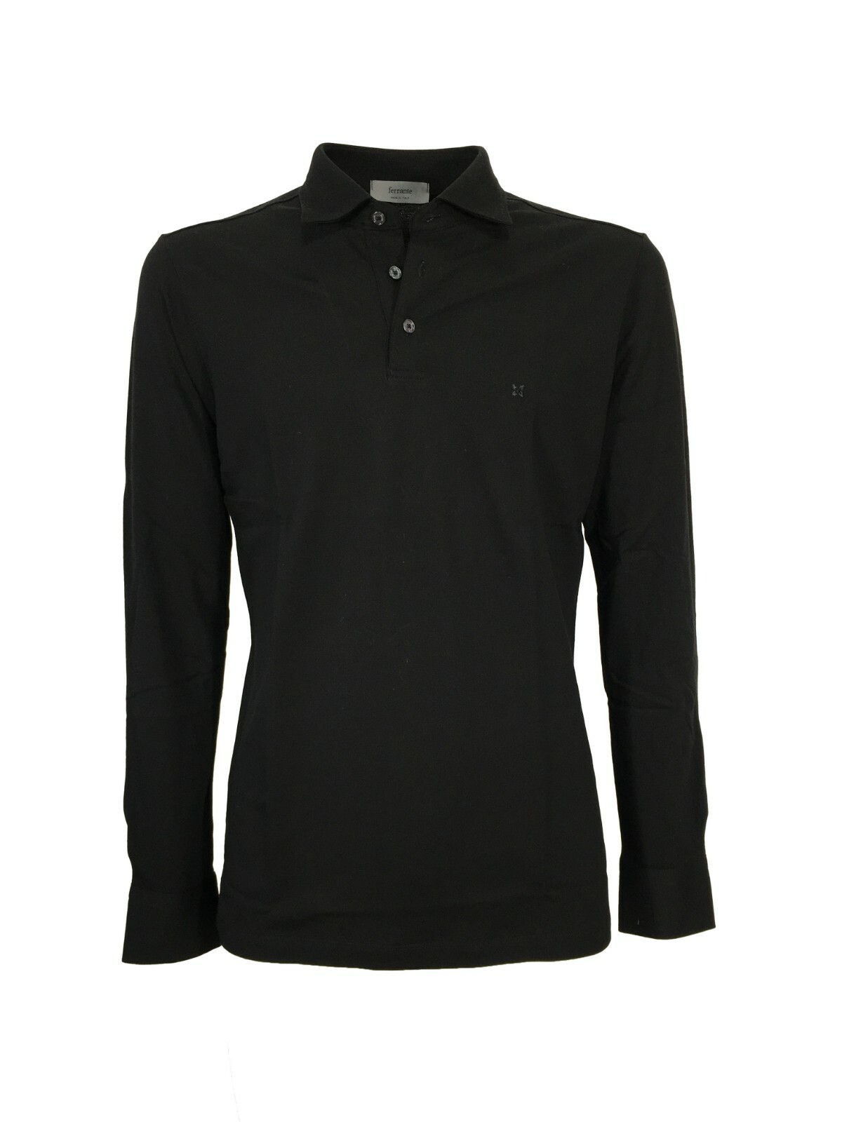 Men&rsquo;s long sleeve polo shirt FERRANTE mod. 31611 94% cotton 6% elastane MADE IN ITALY