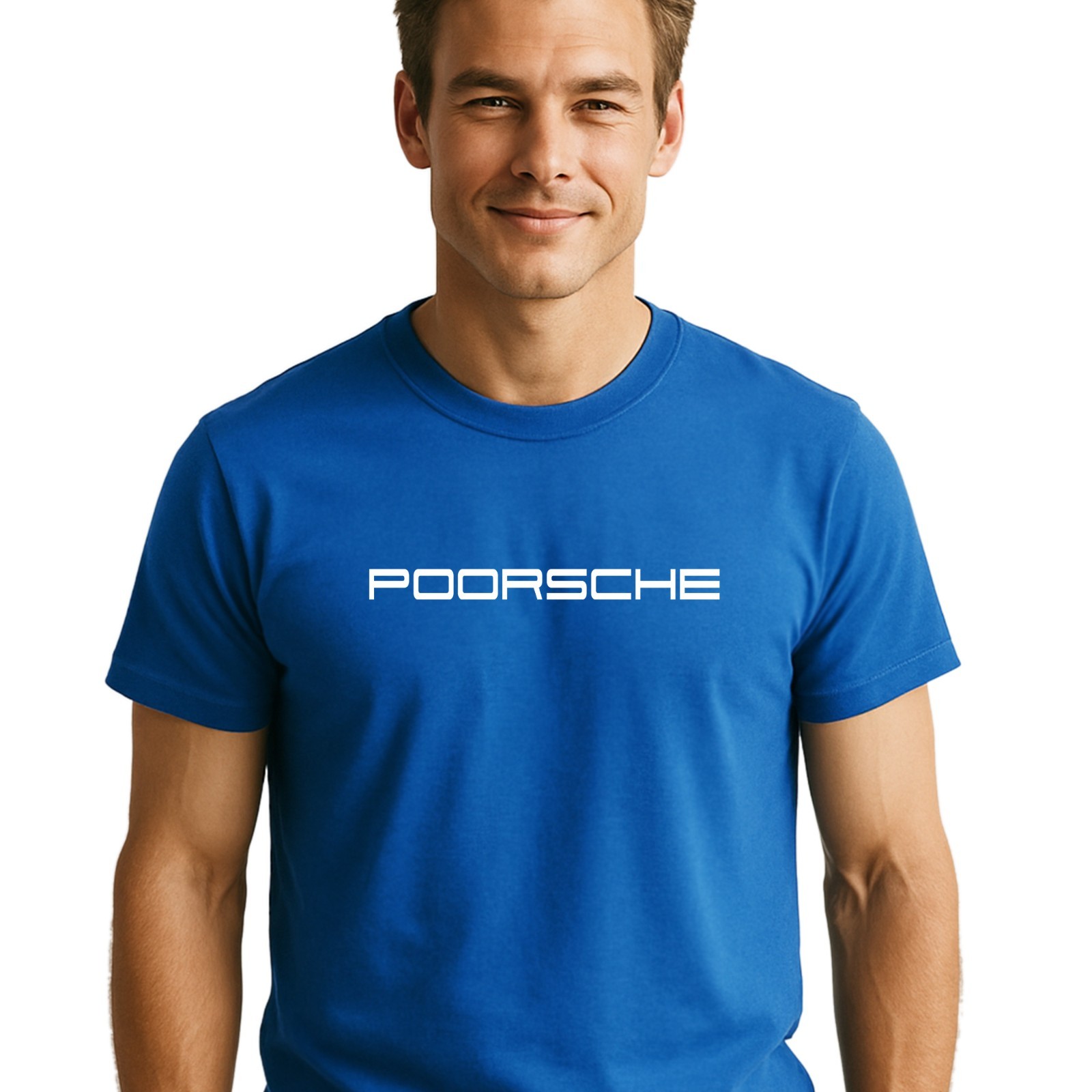 Poorsche T-Shirt Motorsport Apparel for Gearheads, Sports Car Lover Gift