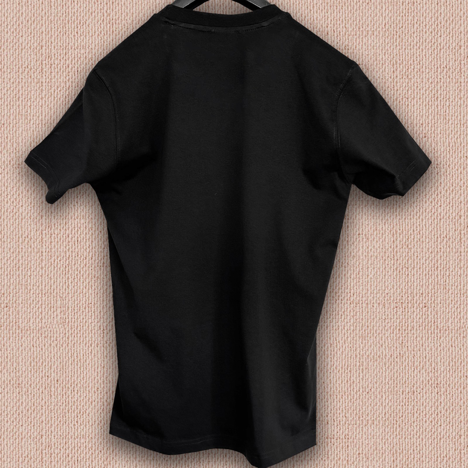 Balmain Black T-shirt — Golden Text Logo Print — Size XL — Tariff Paid