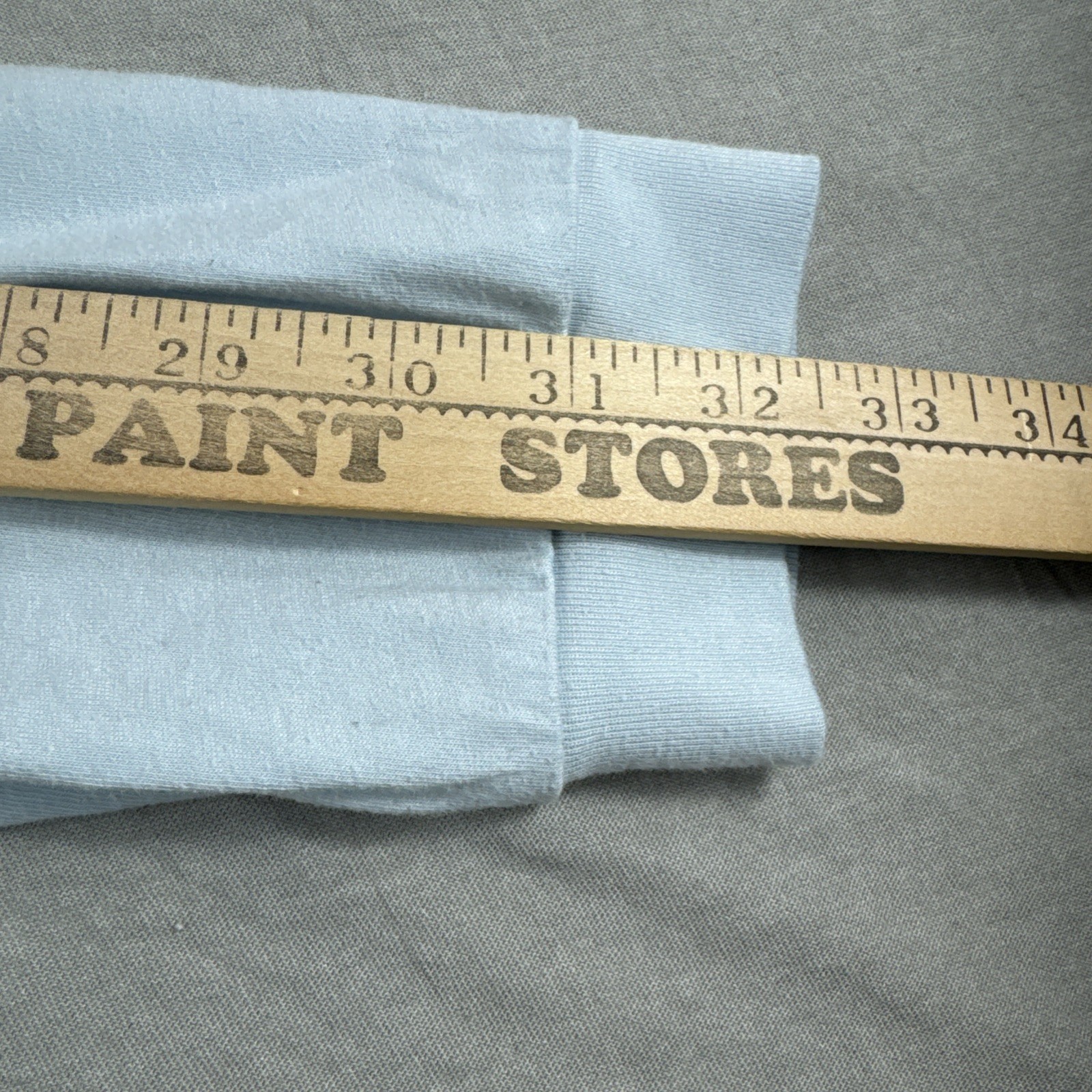 Soft Serve Supima Cotton Shirt Mens XL Blue Long Sleeve Organic Cloud USA Made