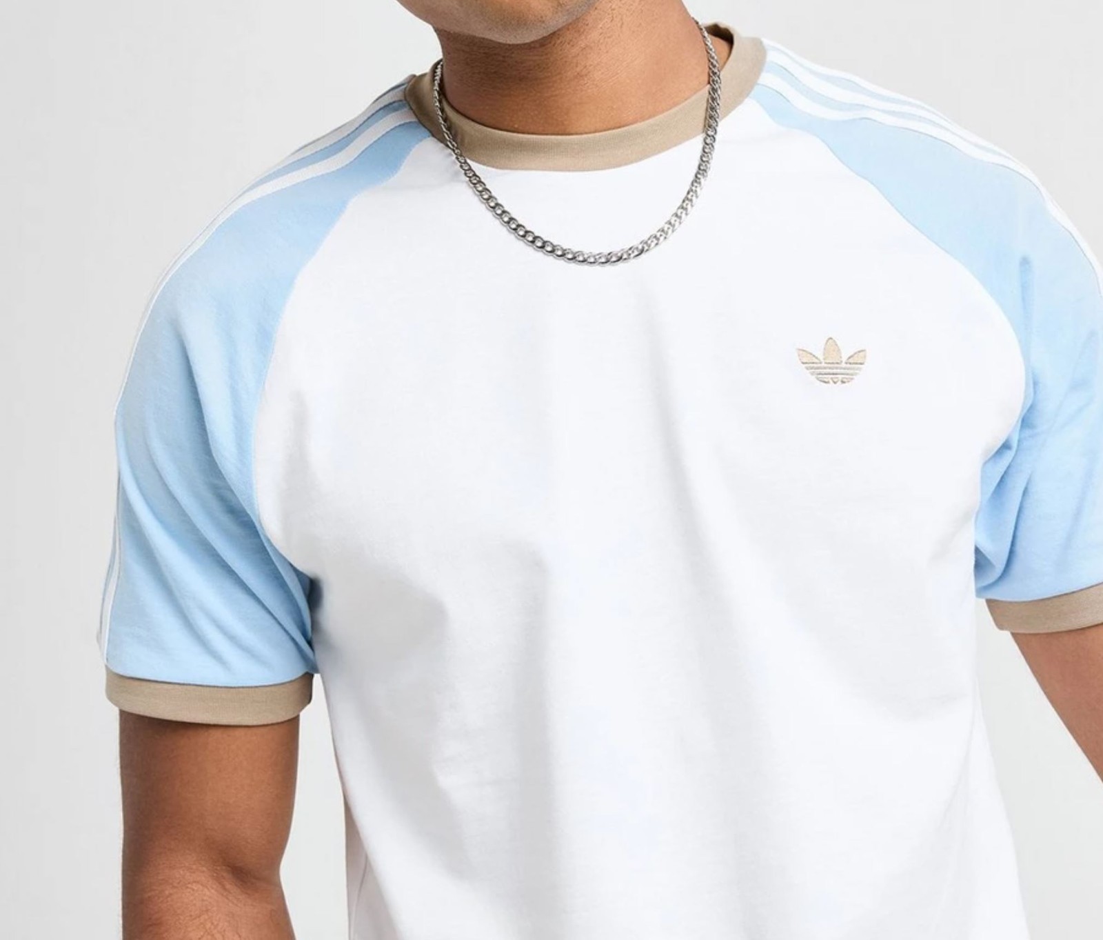 NEW MENS ADIDAS ORIGINALS 3-STRIPES CALIFORNIA TREFOIL SHIRT ~SIZE LARGE #K96