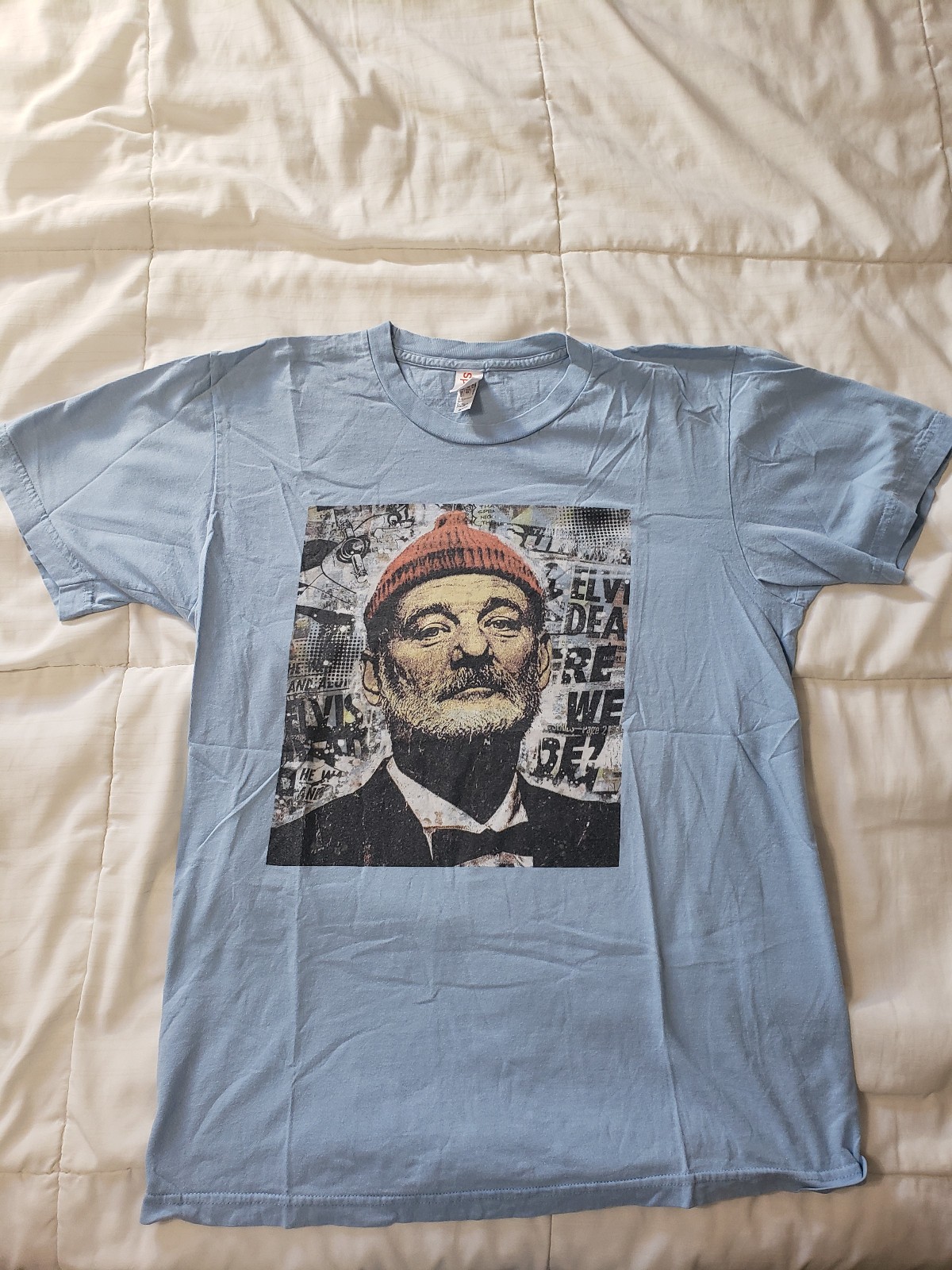 Spoke Art Life Aquatic Bill Murray Shirt Men&rsquo;s Size M Wes Anderson Movie