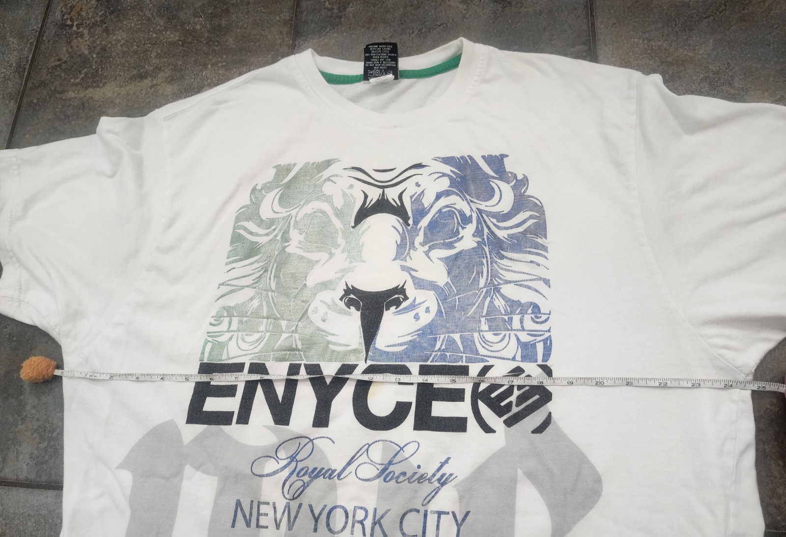 Vintage Y2K Enyce Men&rsquo;s 2XL 2009 Streetwear Hip Hop Skater White T Shirt