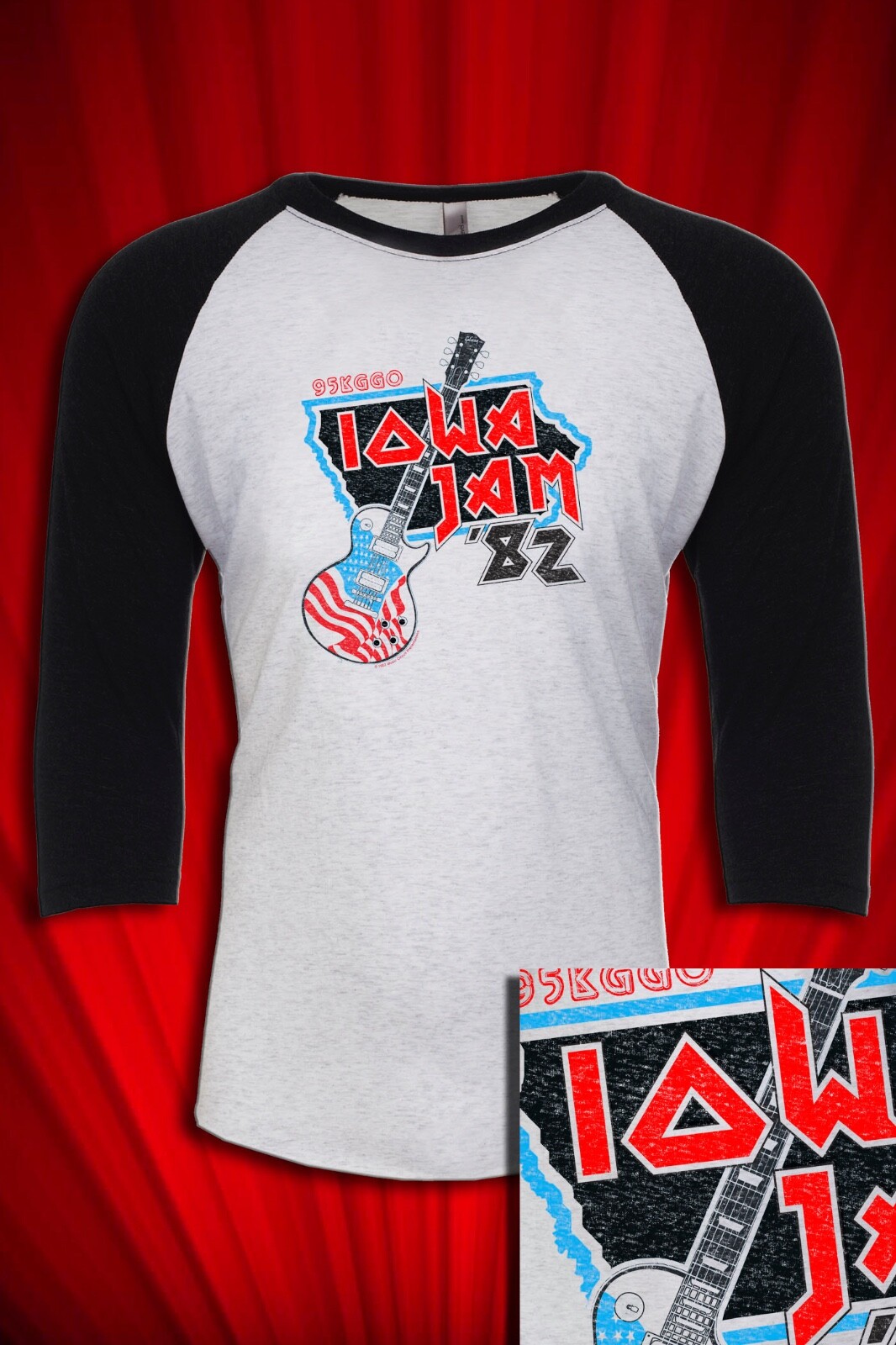 Iowa Jam Tour 1982 T-SHIRT FREE SHIP USA Music Festival