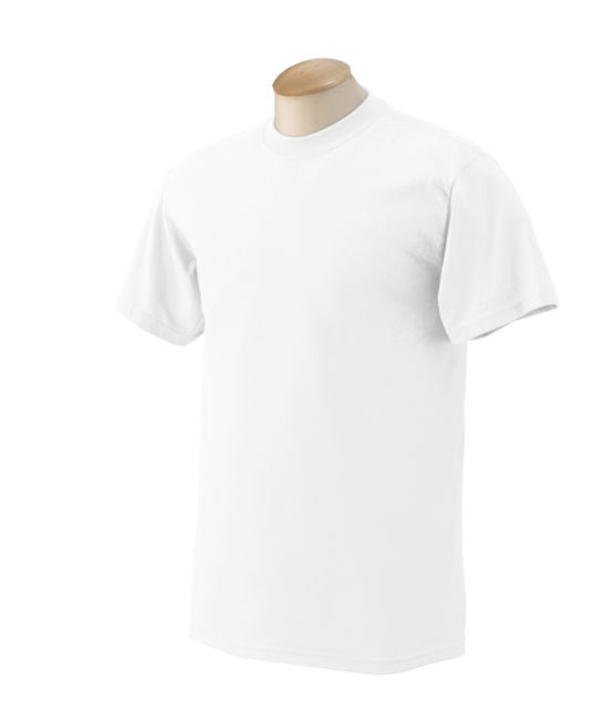 New Men&rsquo;s Gem Rock Solid White Crew Neck T-Shirt Size Small Brand New!