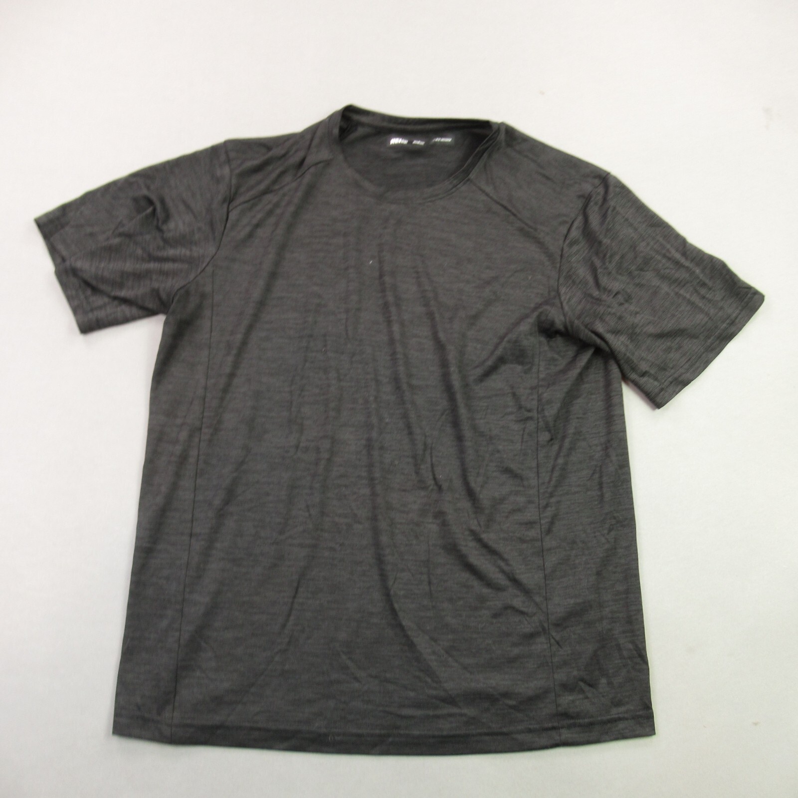 REI Shirt Mens Medium Short Sleeve Crew Neck Stretch Lightweight Gray
