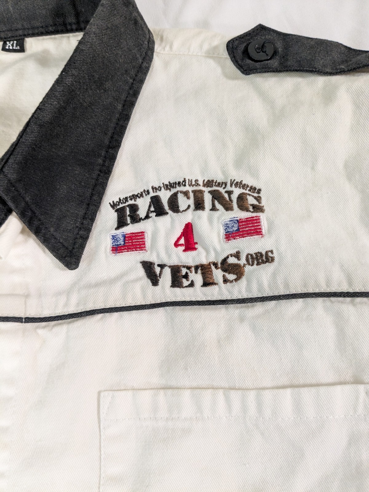 Finish Line Racing Style Shirt Size Extra large Racing for Vets