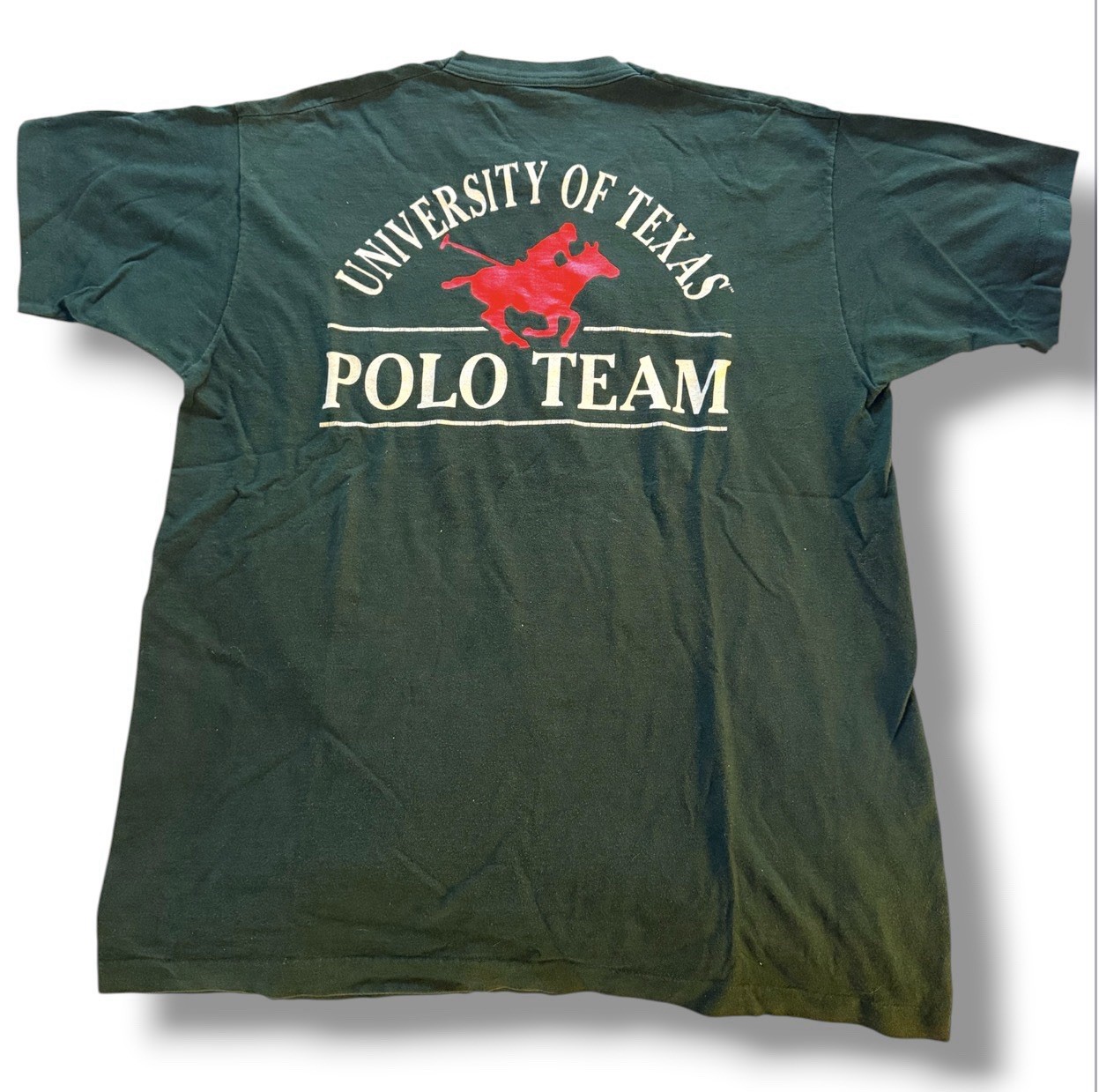 Vtg 90s University Of Texas Longhorns ATX Polo Team Single Stitch Sz XL