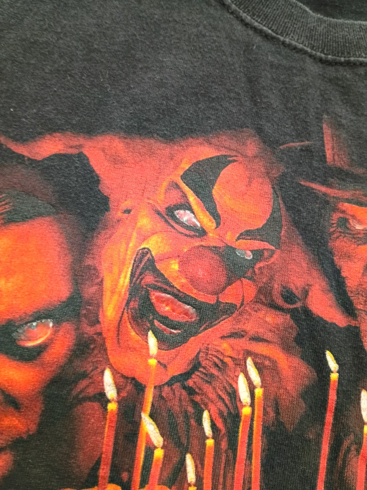 Universal Studios Halloween Horror Nights 2006 Sweet 16 Clowns Graphic T Shirt L