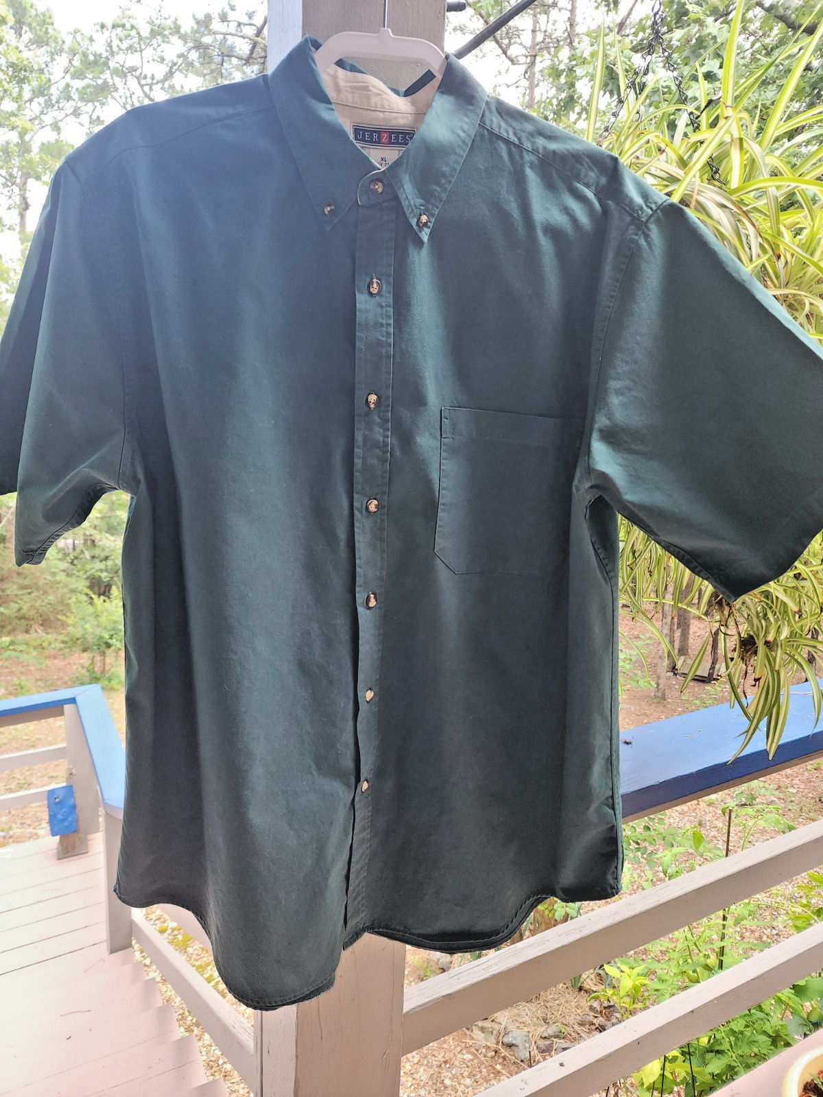 Jerzees Dark Hunter Green XL Short Sleeve Men&rsquo;s Shirt