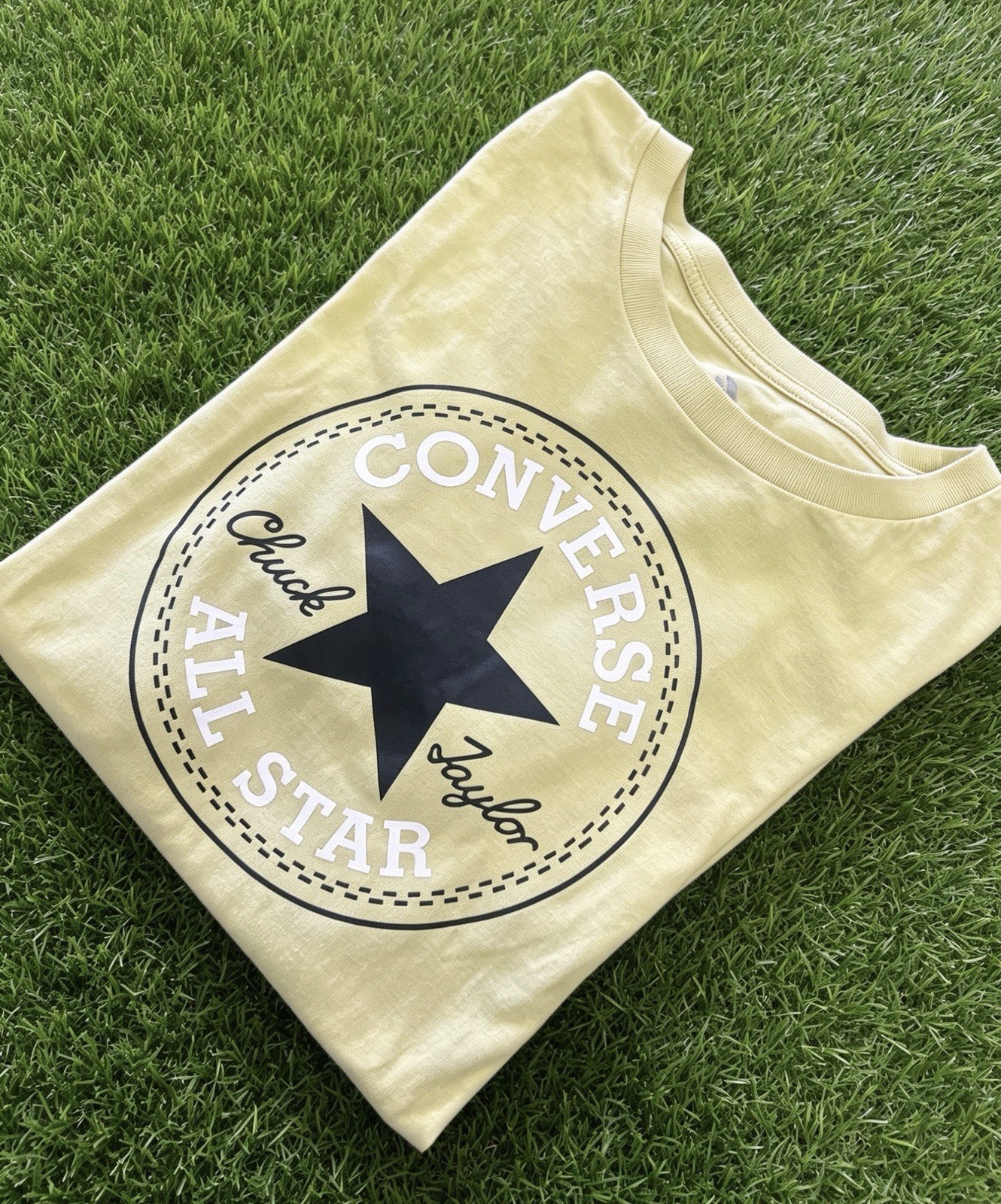 Converse T-shirt L Men&rsquo;s Logo Front Oversized Loose Fit Y2K