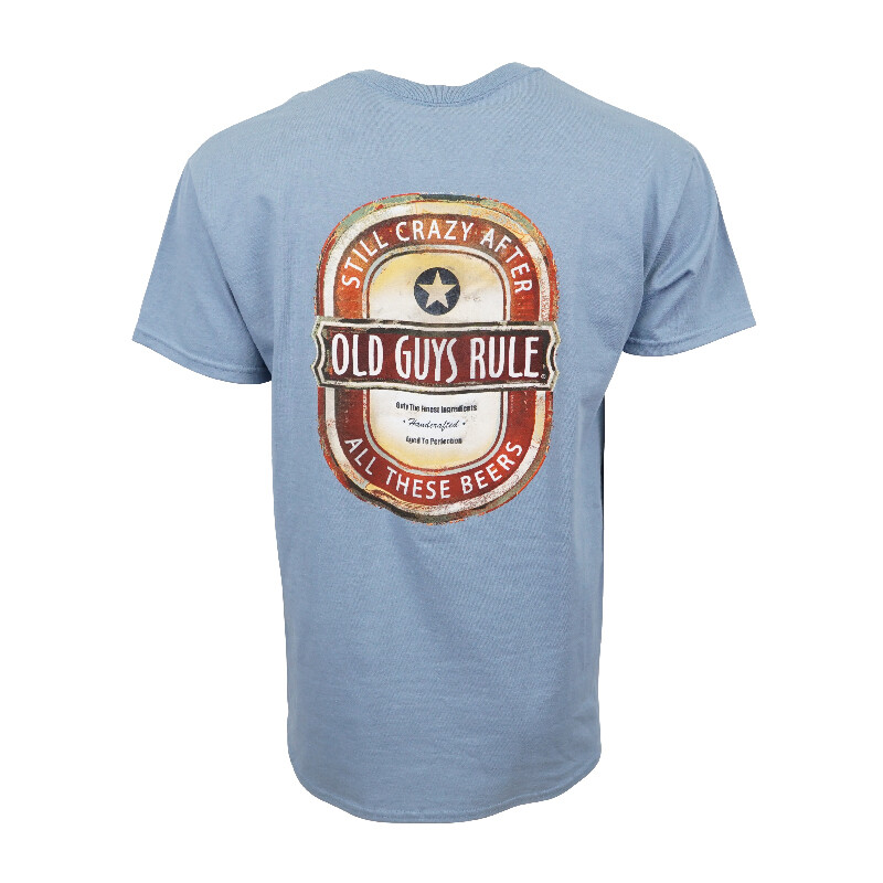 OLD GUYS RULE MENS STILL CRAZY AFTER ALL THESE YEARS T SHIRT