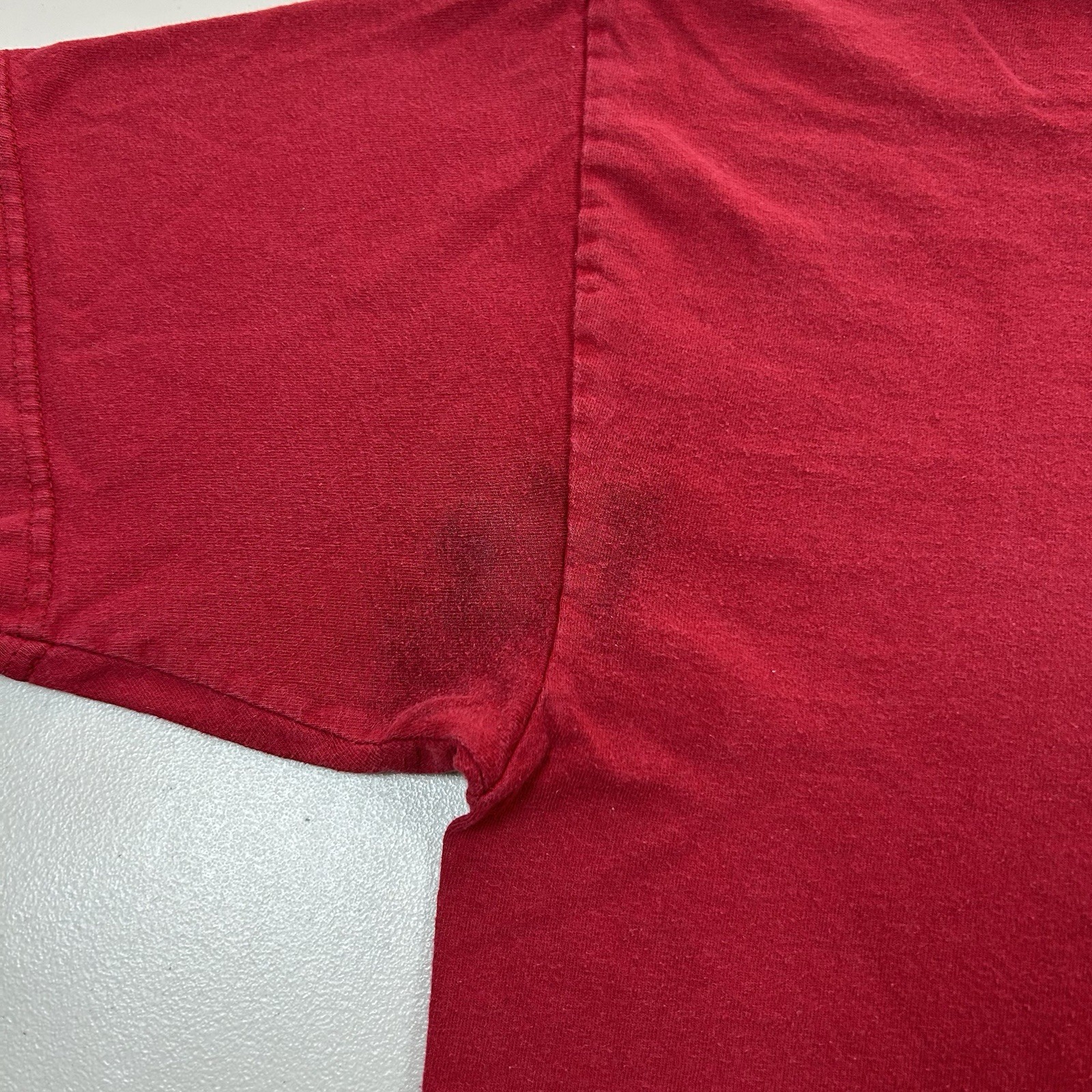 Vans Skate Shirt Men&rsquo;s Size Large Checkered Logo Graphic Red Spell Out Cotton