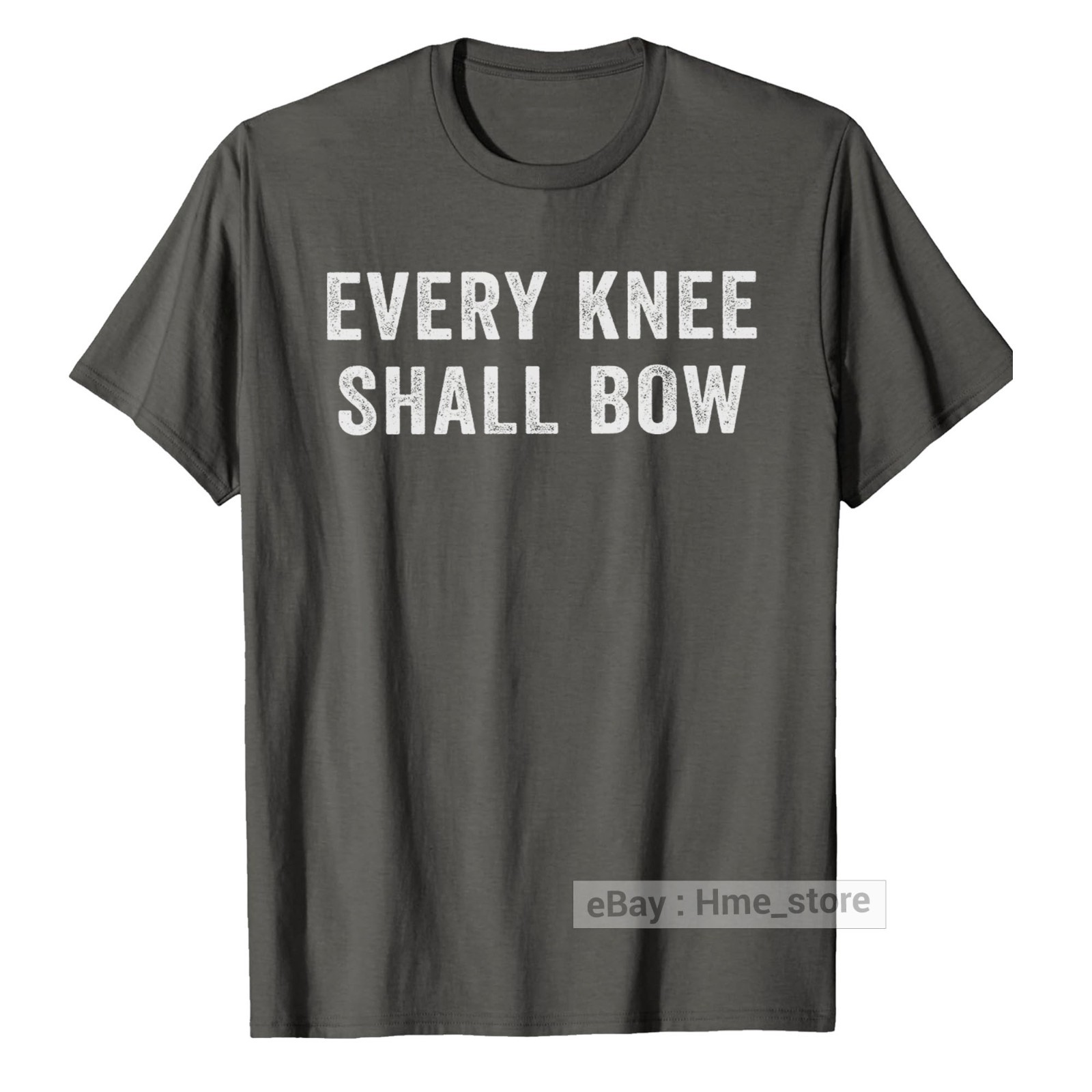 Every Knee Shall Bow Jesus As Lord T-shirt Christian Religion Bible Scripture