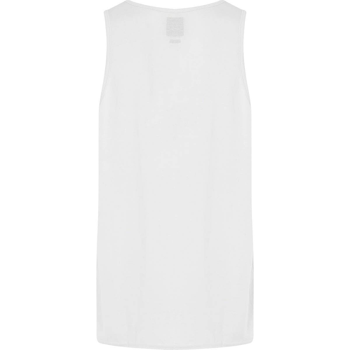 Oakley Men&rsquo;s Mark Ii Classic Tank Top Shirt, White Red Logo Extra X-Small XS US