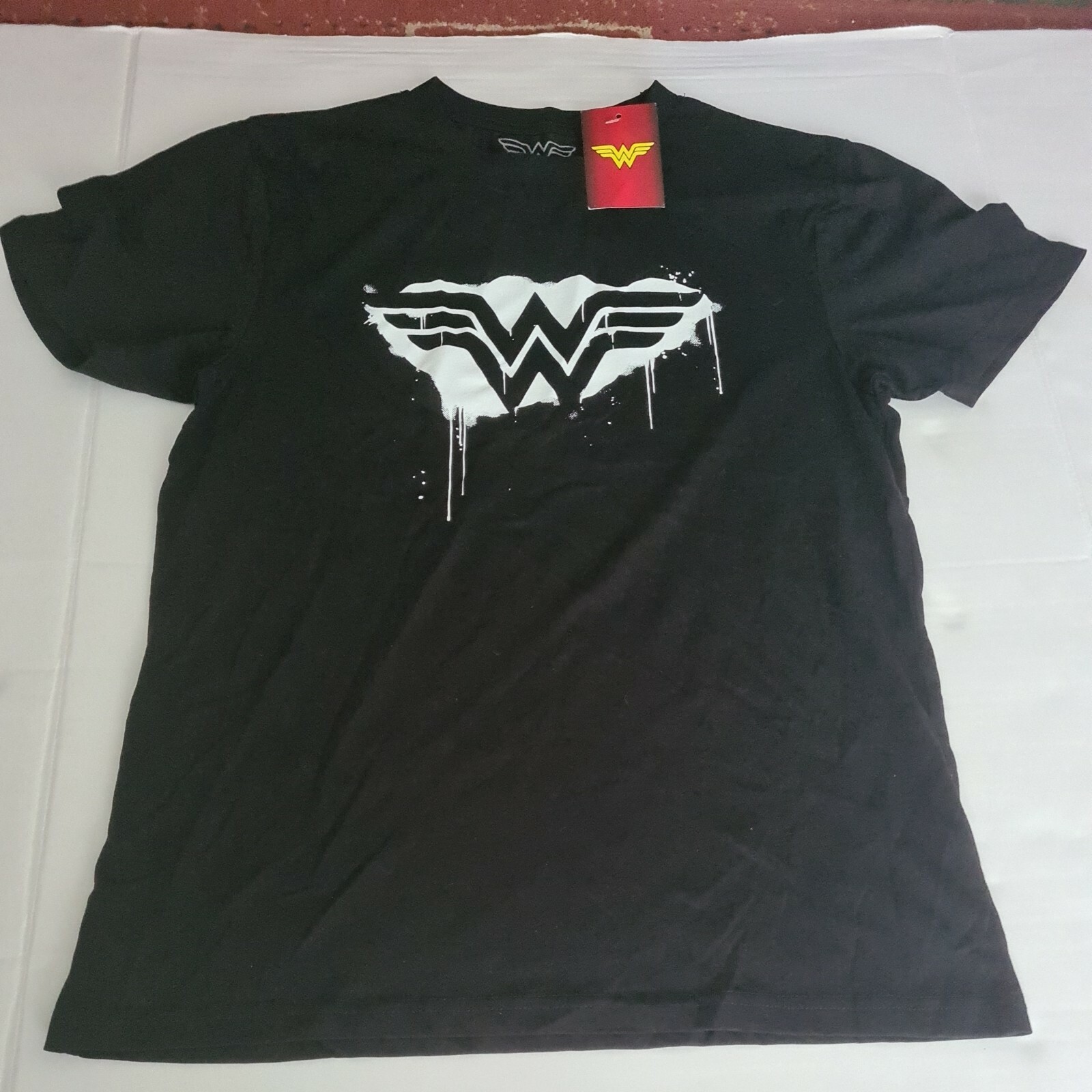 Wonder woman 1984 Tshirt Black And White Print Mens Small