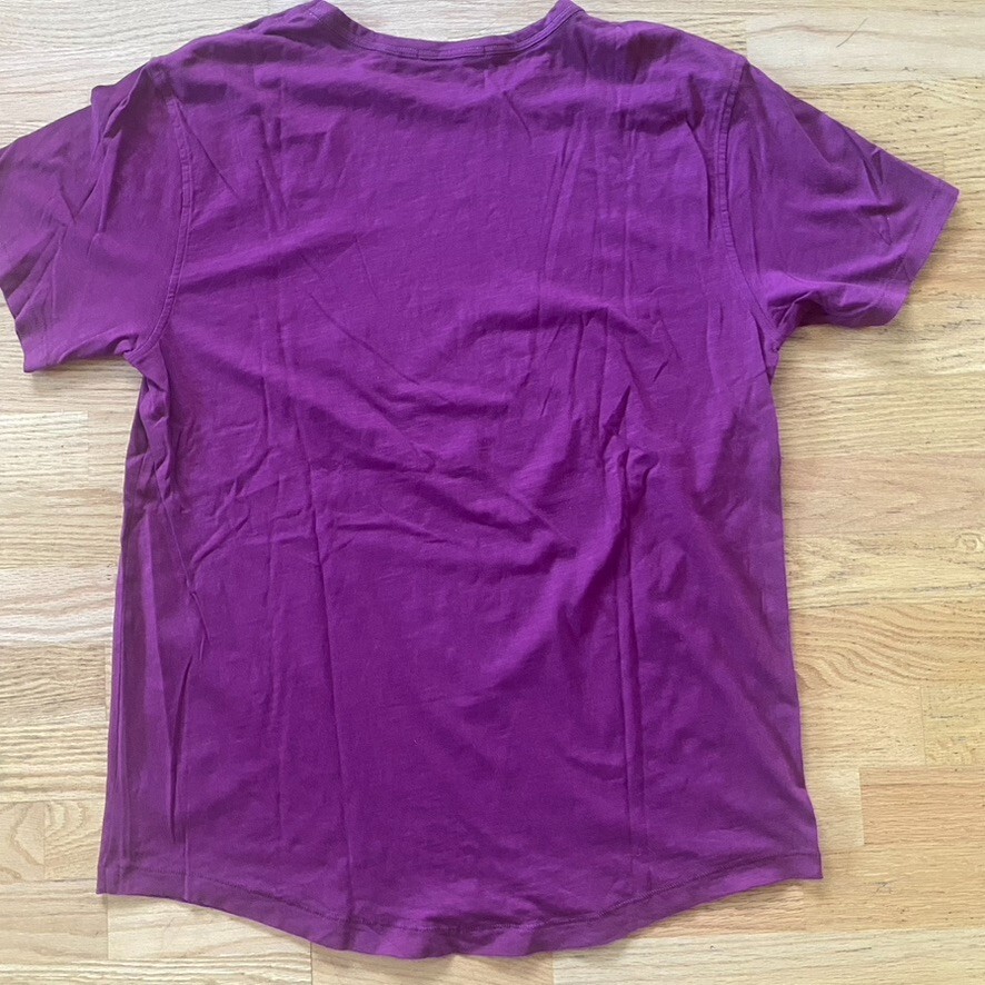 Greyson Golf T-Shirt Men Large Drop Hem Slub Tee