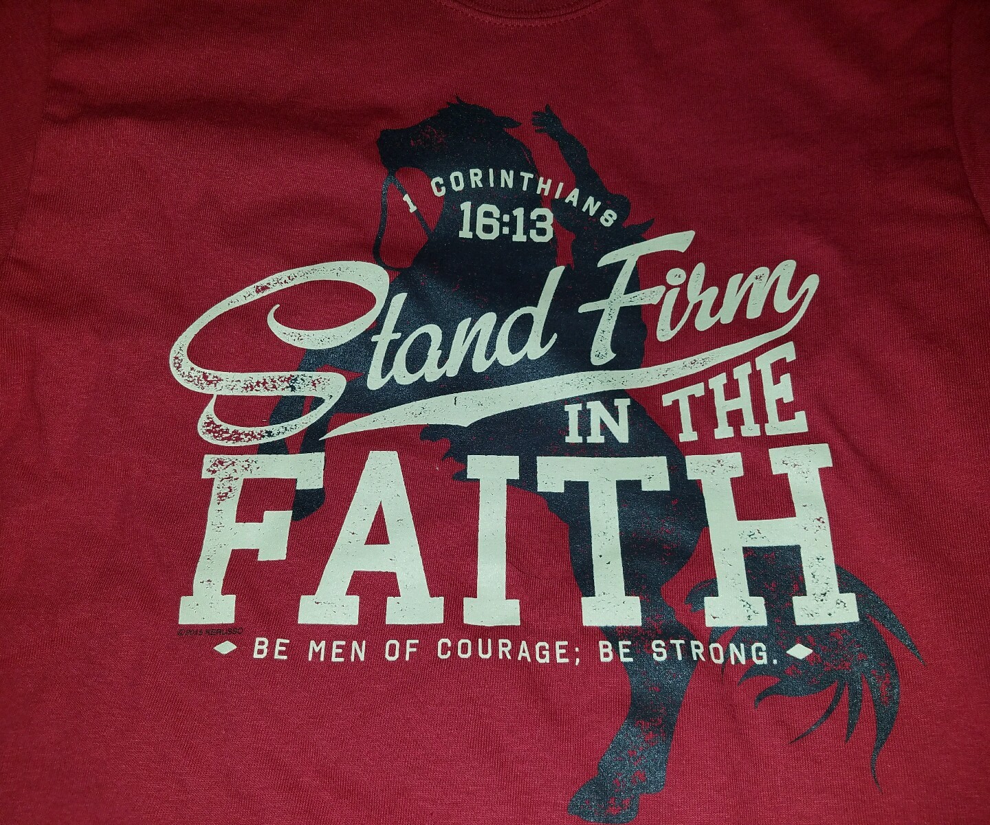 Kerusso Stand Firm In The Faith Christian Short Sleeve T-shirt (New)