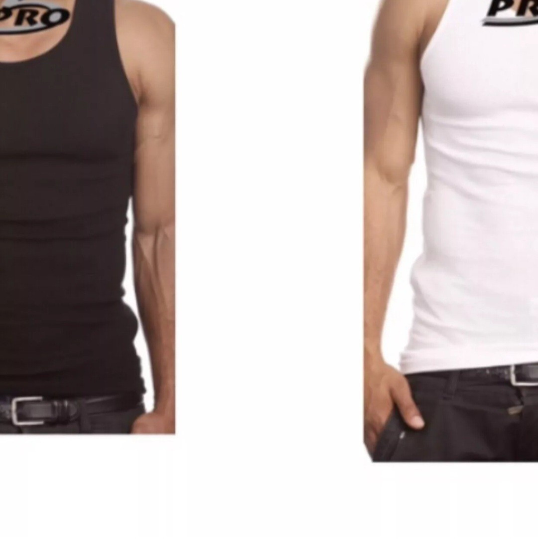 6-PACK PRO 5 MENS A-SHIRTS COTTON UNDER SHIRT WIFE BEATER S-5XL