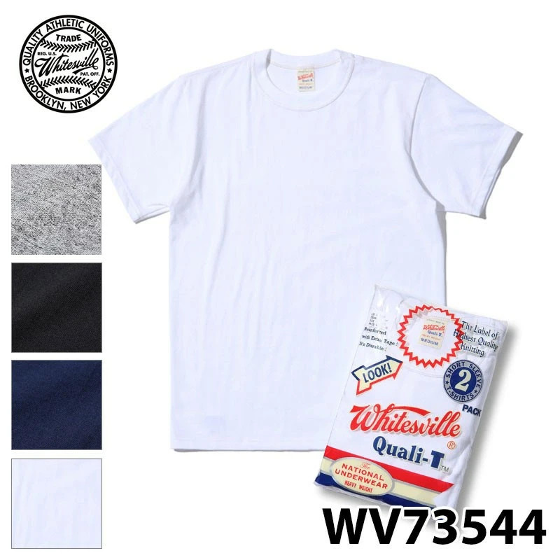 Whitesville WV73544 2-PACK T-SHIRT OFF-WHITE Size XL Men&rsquo;s Made in Japan