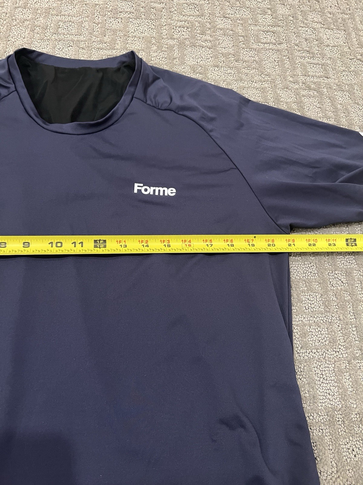 Forme Science Recovery Posture Correcting T Shirt Men&rsquo;s XL Blue Short Sleeve