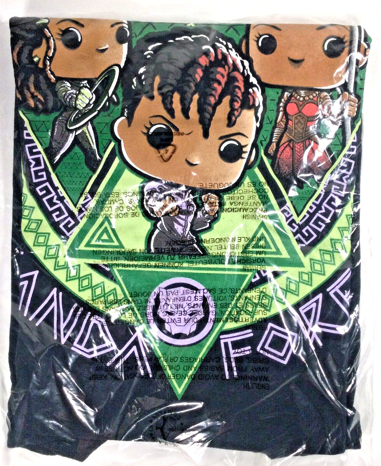Funko Tees Black Panther Wakanda Forever Marvel Collector Corps Size X-Large