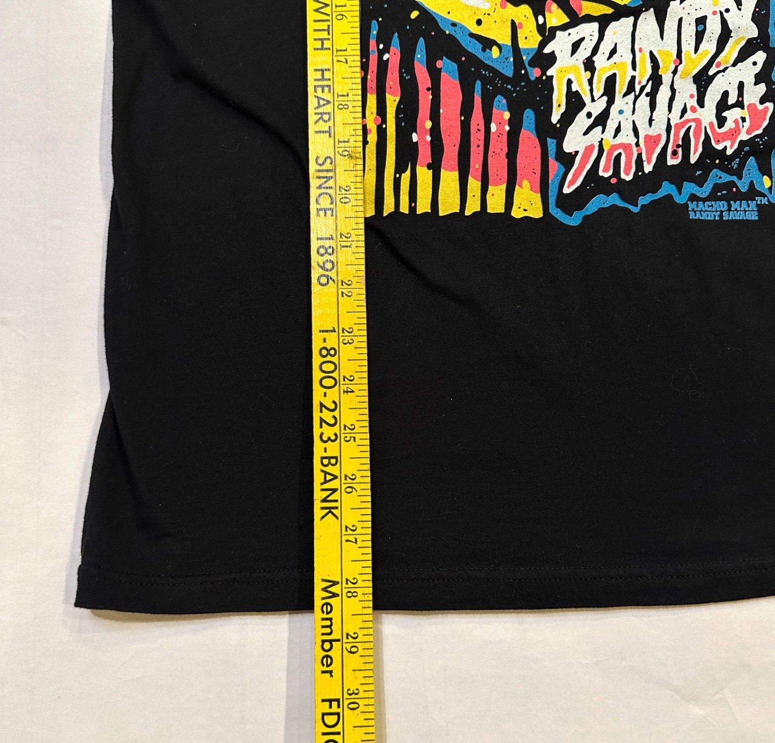 Macho Man Randy Savage WWE Graphic T-Shirt Lg Pop Art Street Style Wrestling Tee