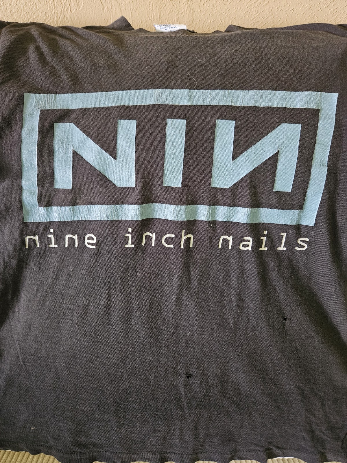 Vintage Nine Inch Nails T Shirt – Size Large Nothing 96/97 Trent Reznor NIN