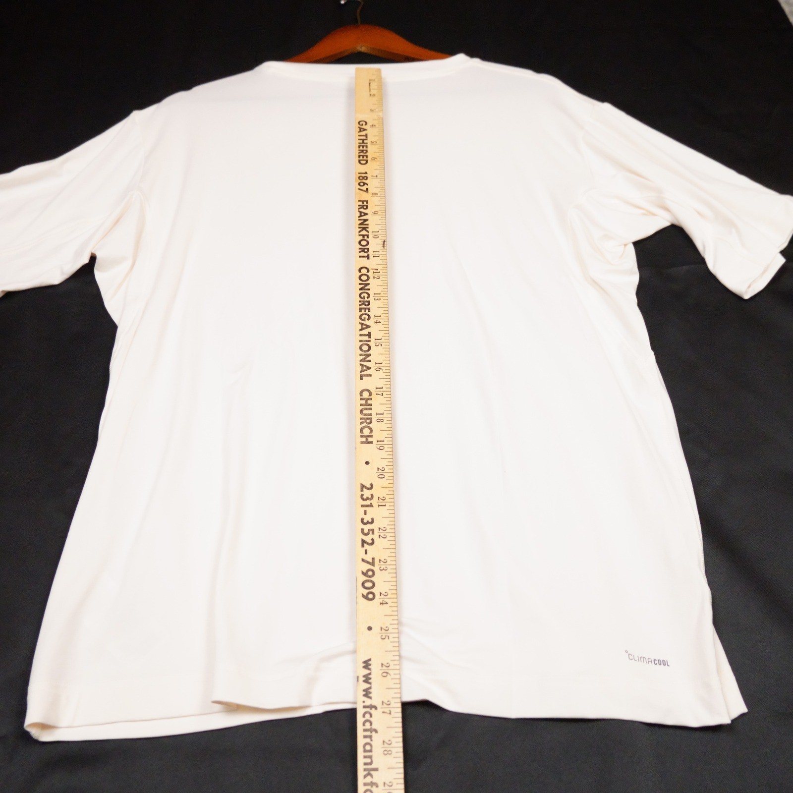 Adidas Puremotion Tee Mens M Chalk White Training Climacool Athletic Shirt