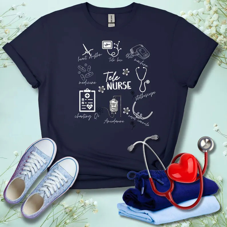 Tele Nurse Comfort Tee Ring Spun Cotton Soft Tele