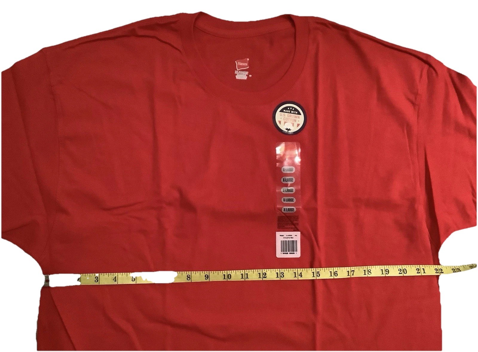 NEW~ Hanes Men/Women RED T-Shirt XL Essential Tee 100% US Cotton