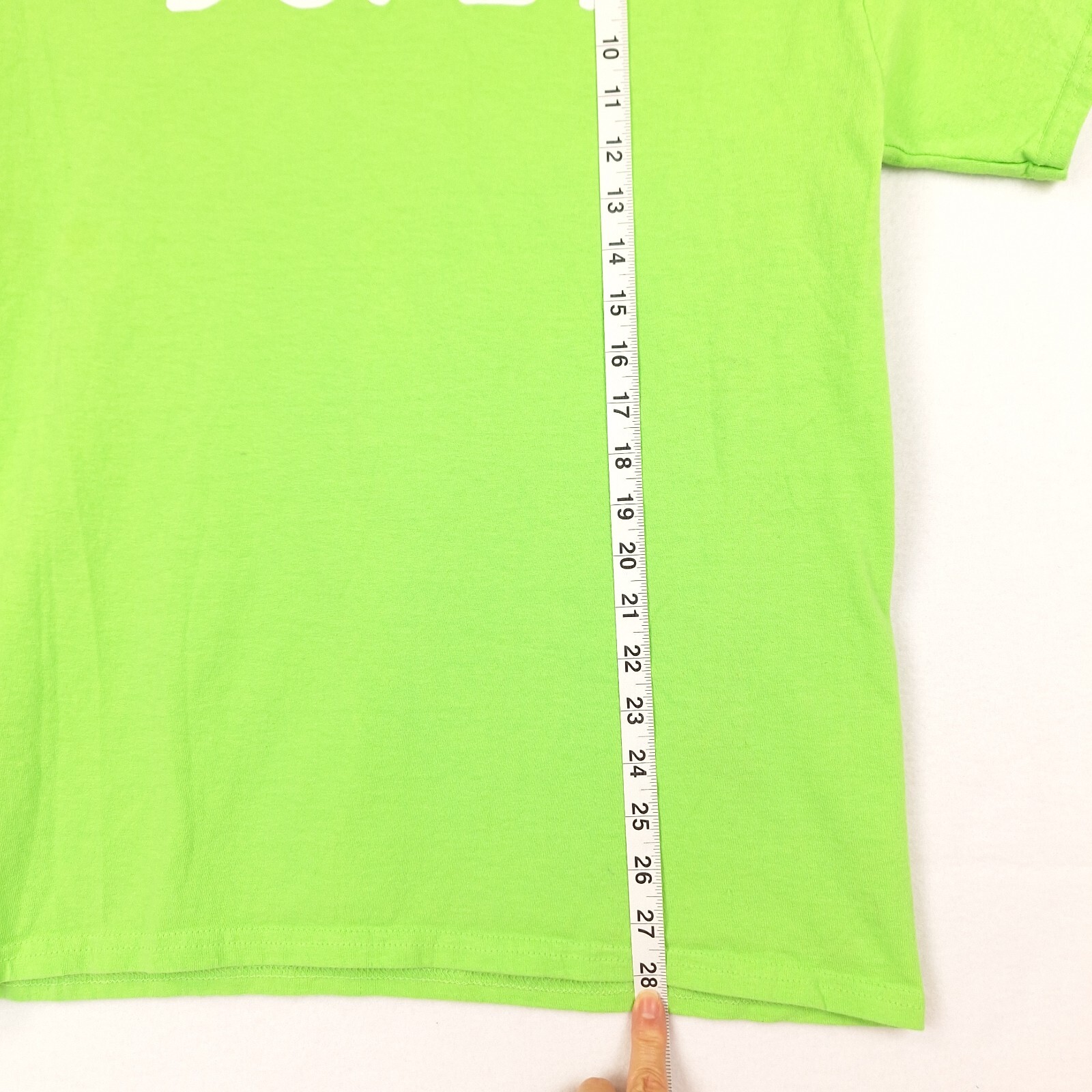 T Shirt Mens L Lime Green Short Sleeve Crew Neck Streetwear Adults Gen Z Humor