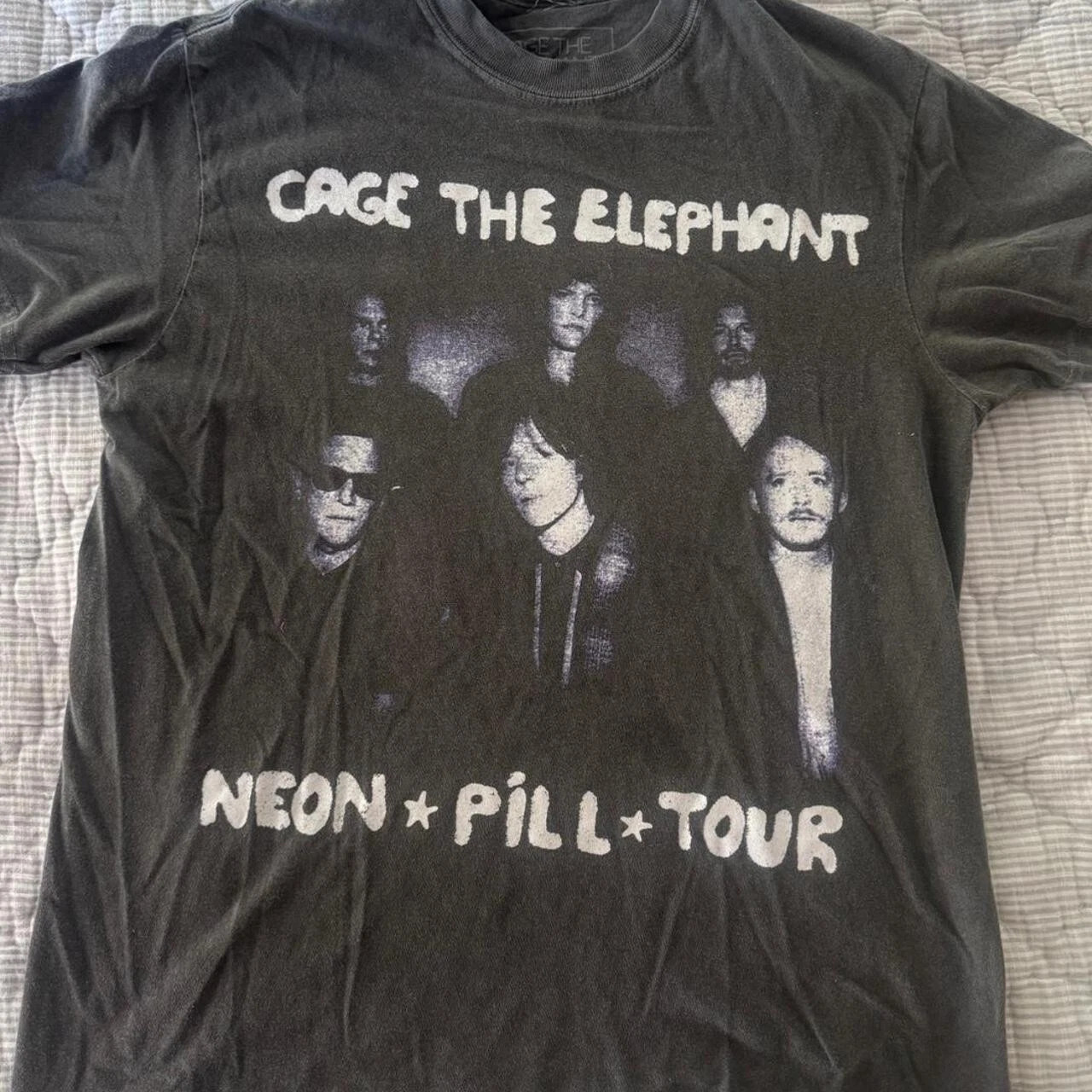 Cage the Elephant Neon Pill Tour T Shirt Full Size S-5XL