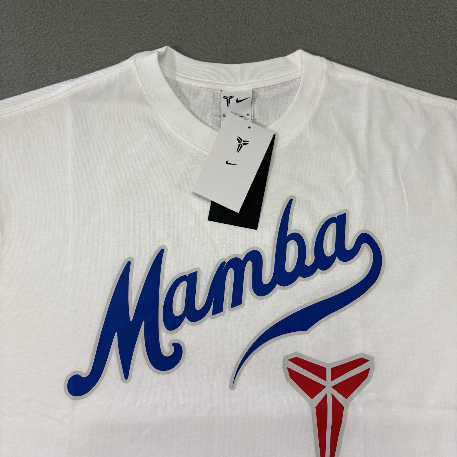 Nike T-Shirt Kobe Dodgers Mamba M90 Short Sleeve White IH2135 100 All Sizes