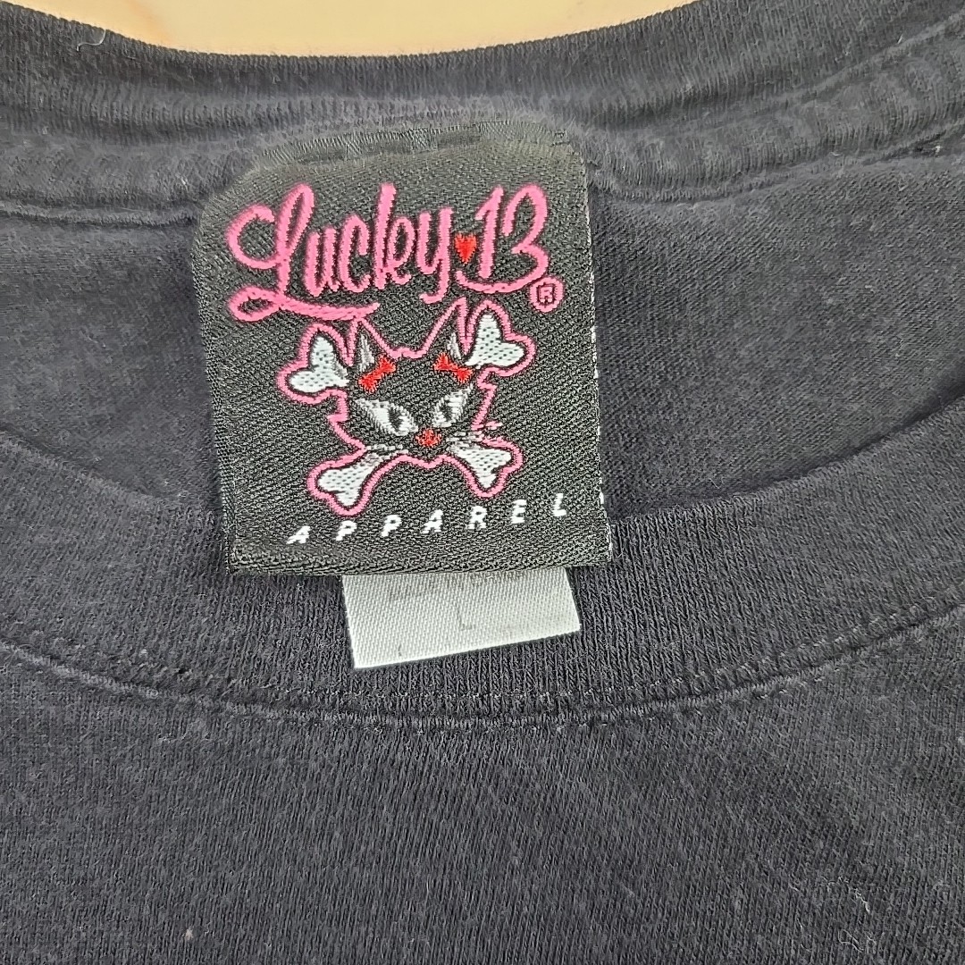 Home Sweet Home Lucky 13 Shirt Size Large Graphic Print