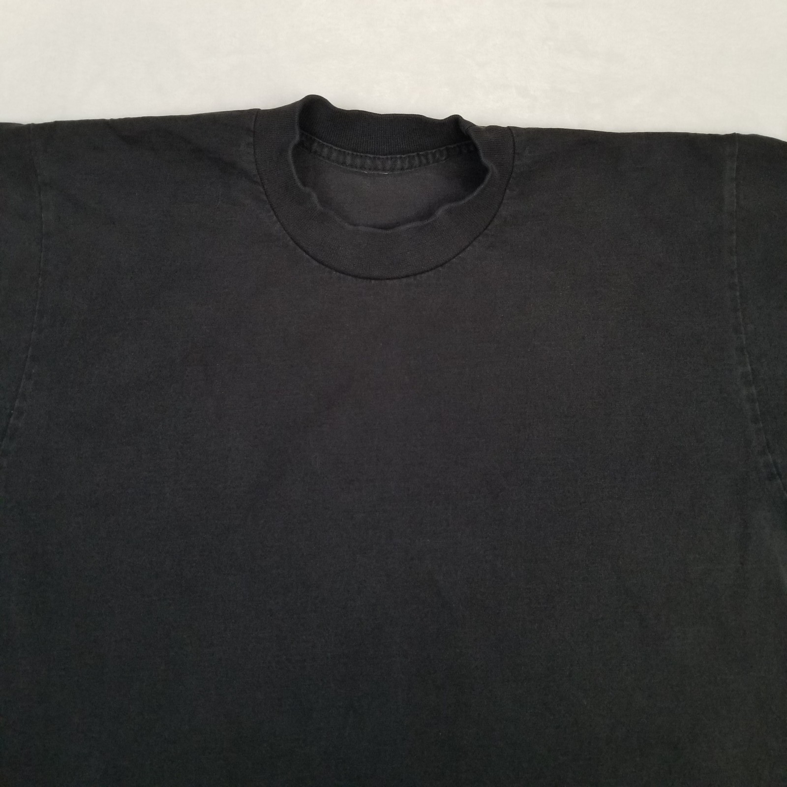 Basic Men&rsquo;s Black Basic Crew Neck Short Sleeve T-Shirt Classic Casual