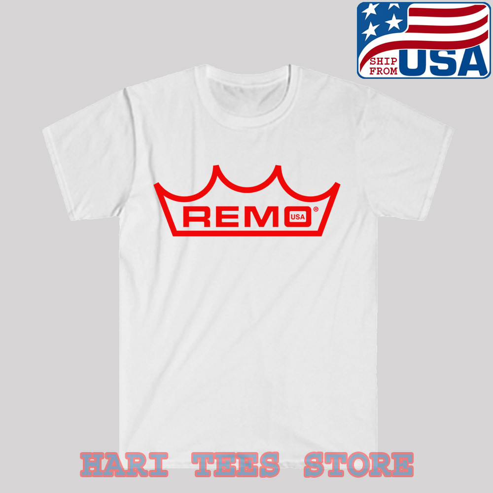 REMO Drums Men&rsquo;s White T-shirt Size S to 5XL
