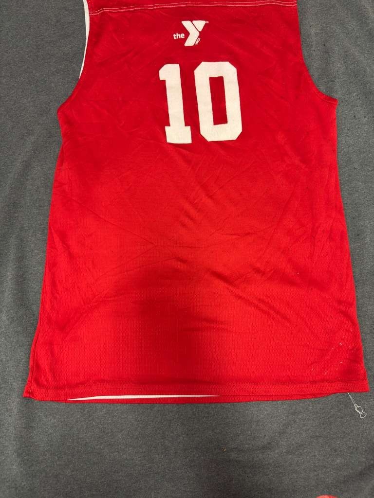 Houston Rockets Jersey Men M Red Alleson Athletic NBA Sleeveless Basketball Tank