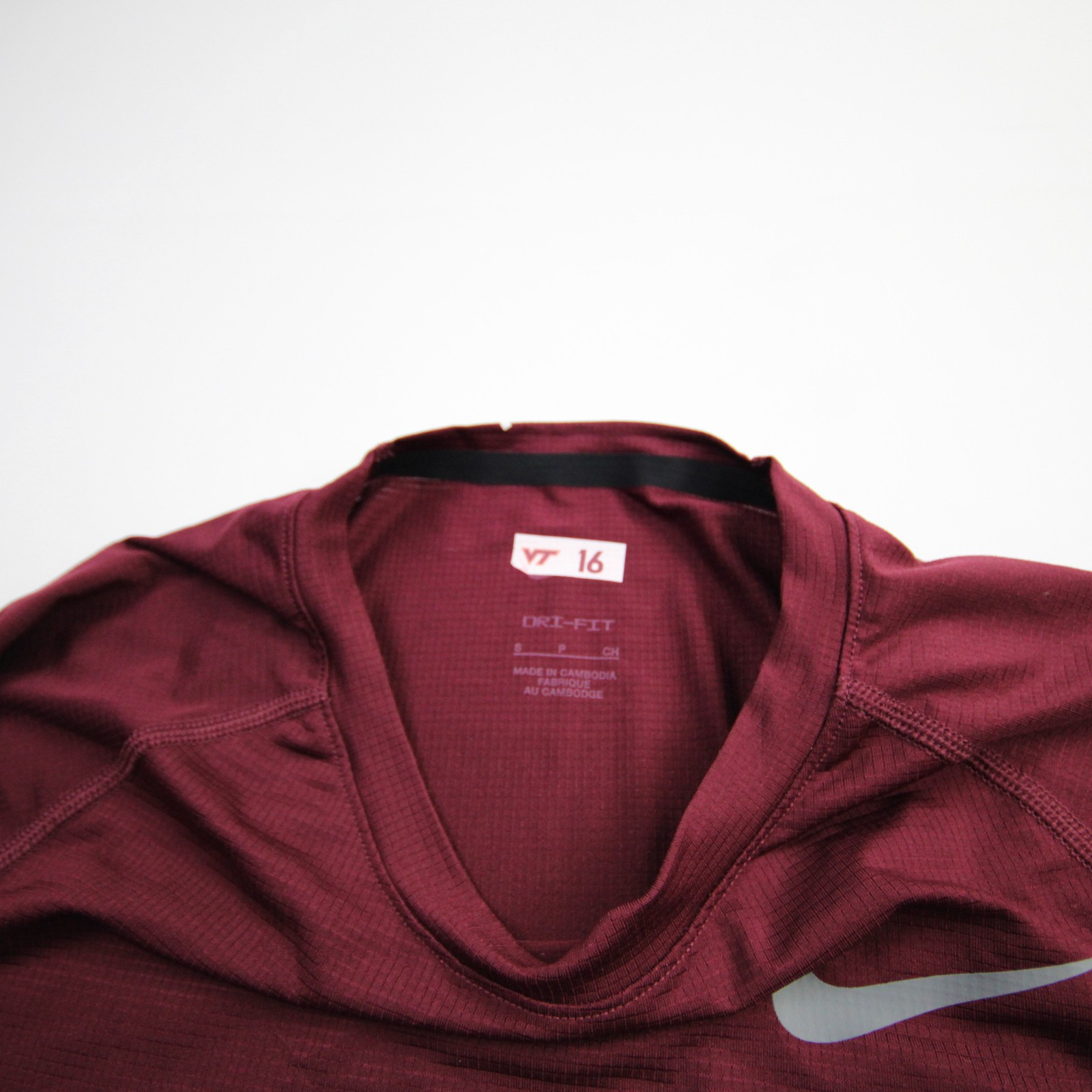 Nike Long Sleeve Shirt Men&rsquo;s Maroon Used S