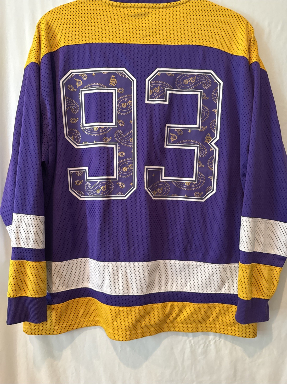 Snoop Dogg Supply Purple/G0ld LINED XL Long Sleeve 93 Shirt Rap Gangsta Pound