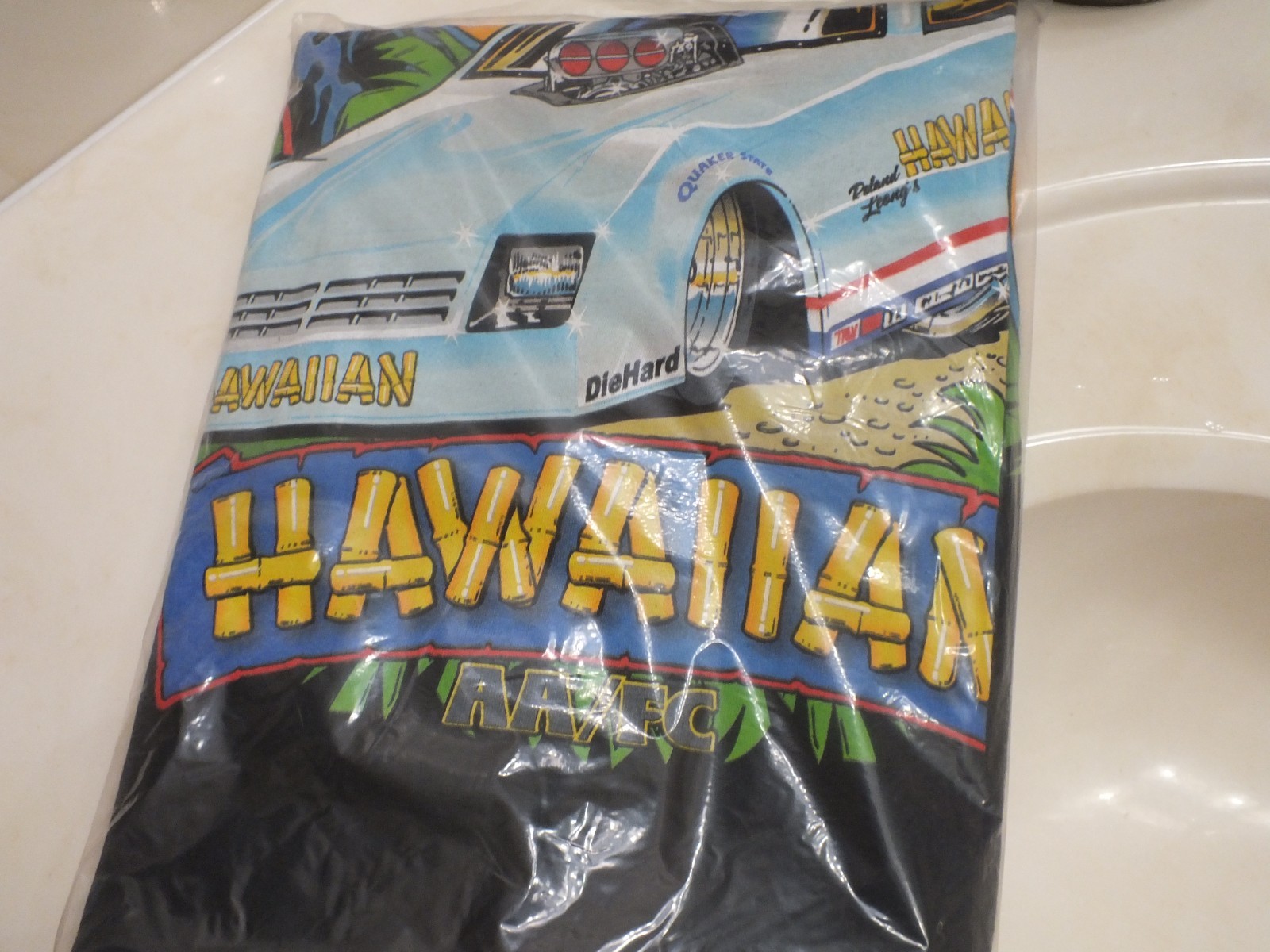 Vintage NHRA Roland Leongs Hawaiian AA/FC Tee Shirt XXL NEW Old Stock