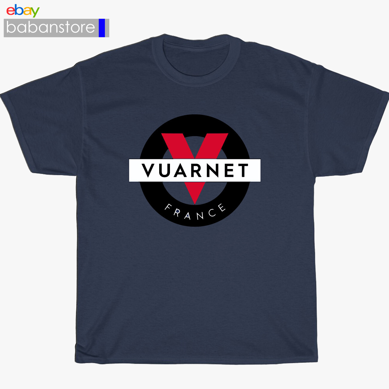 New Vuarnet Logo Black/White/Grey/Navy T-Shirt Size S-5XL Gildan 2000