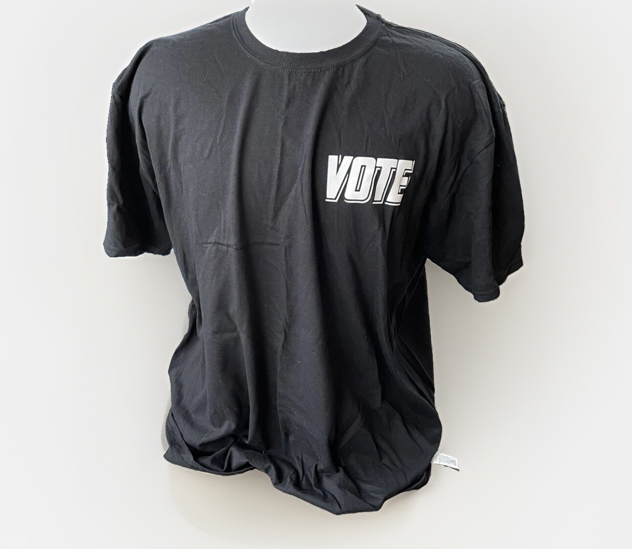 BP Men’s Black Short Sleeve Vote Shirt M New Oversized Election
