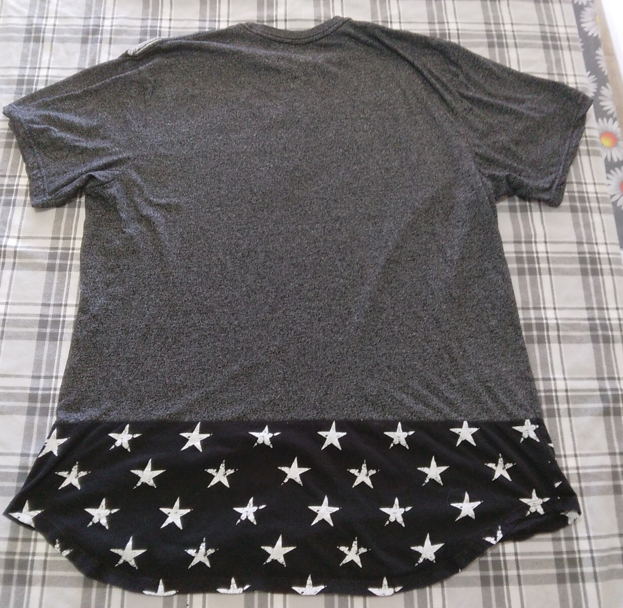 CSG Champs Sports Gear Mens Short Sleeve T-Shirt Round Hem Stars Stripes Sz 2XL